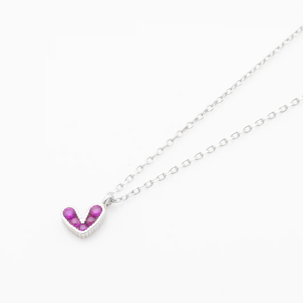 Necklace for Women Wife Infinity Love Heart Birthstone 925 Sterling Silver Necklace