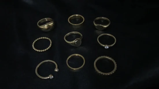 Boucles d'oreilles pendantes en acier inoxydable avec chiffres romains ronds et géométriques, chaîne cubaine plaquée or, boucles d'oreilles longues avec gland noir